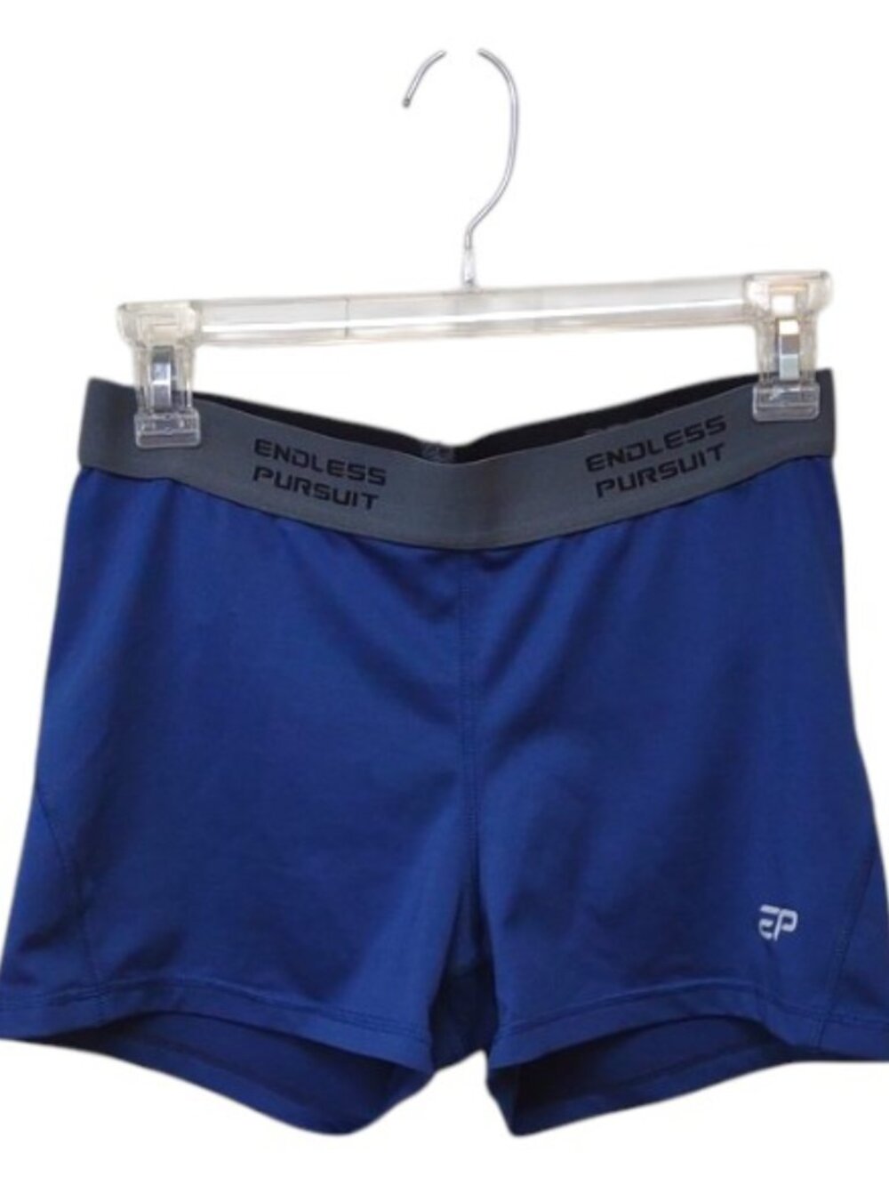 Endless Pursuit Women's Blue Spandex Compression Professional Volleyball Shorts